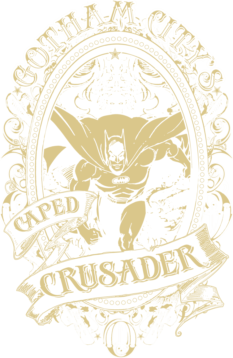 Dc Comics Gotham Crusader Pullover Hoodie - Illustration (753x1157), Png Download