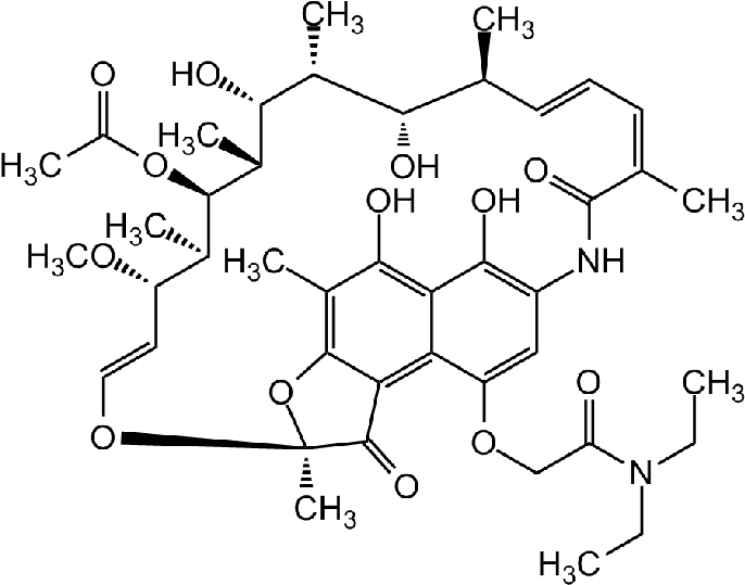 Contact Us - Rifampicin Structure (700x554), Png Download