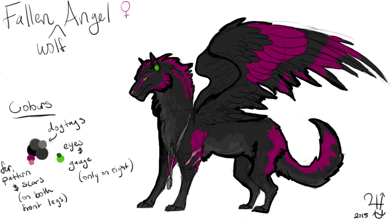 =wolf Character= - Illustration (1280x738), Png Download