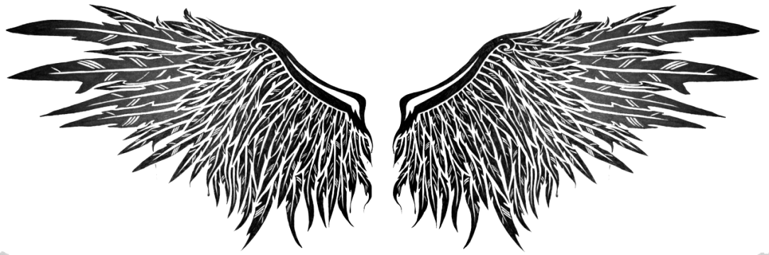 Wings Tattoos (1084x360), Png Download