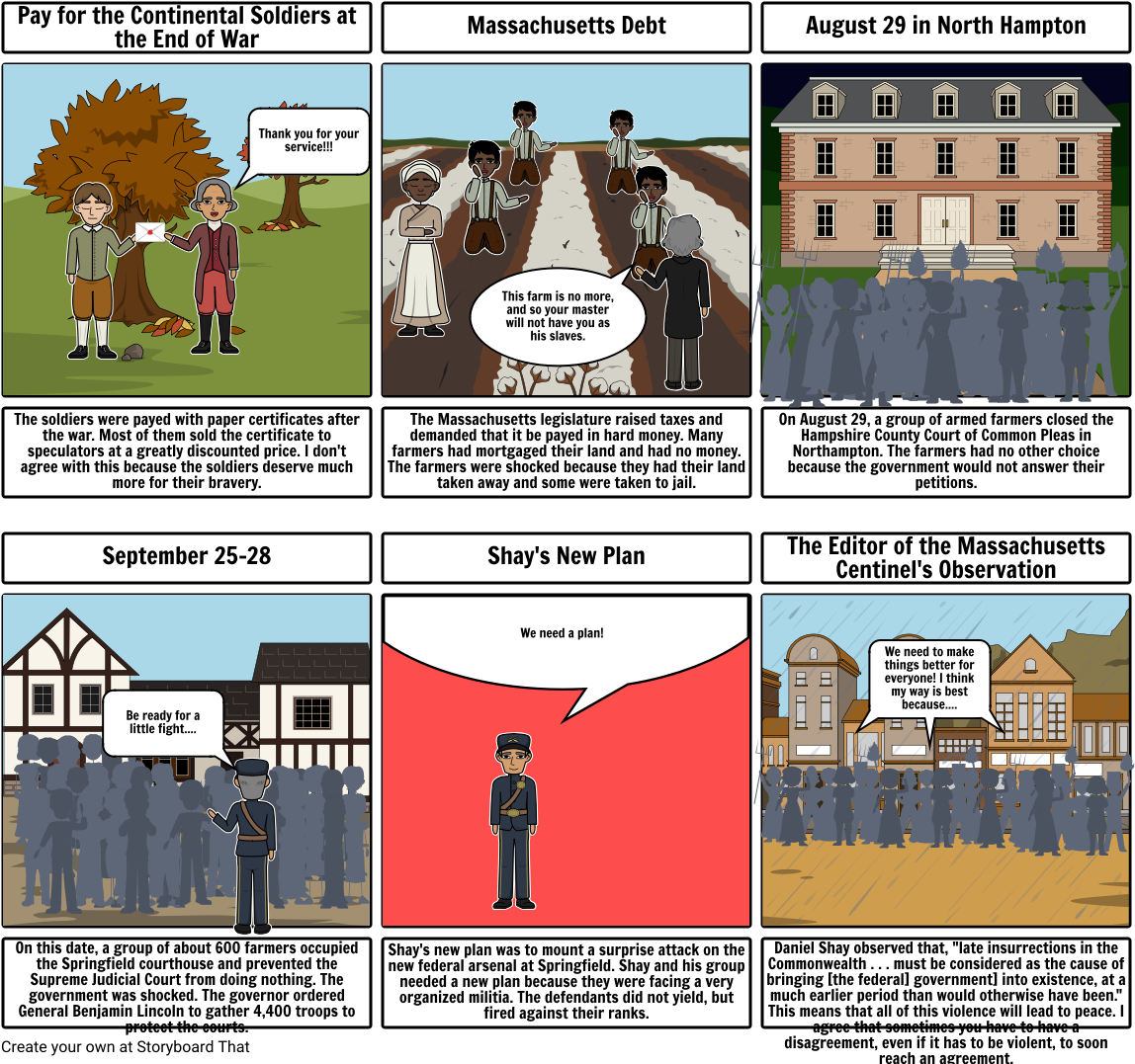Shay's Rebellion - Comics (1164x1086), Png Download