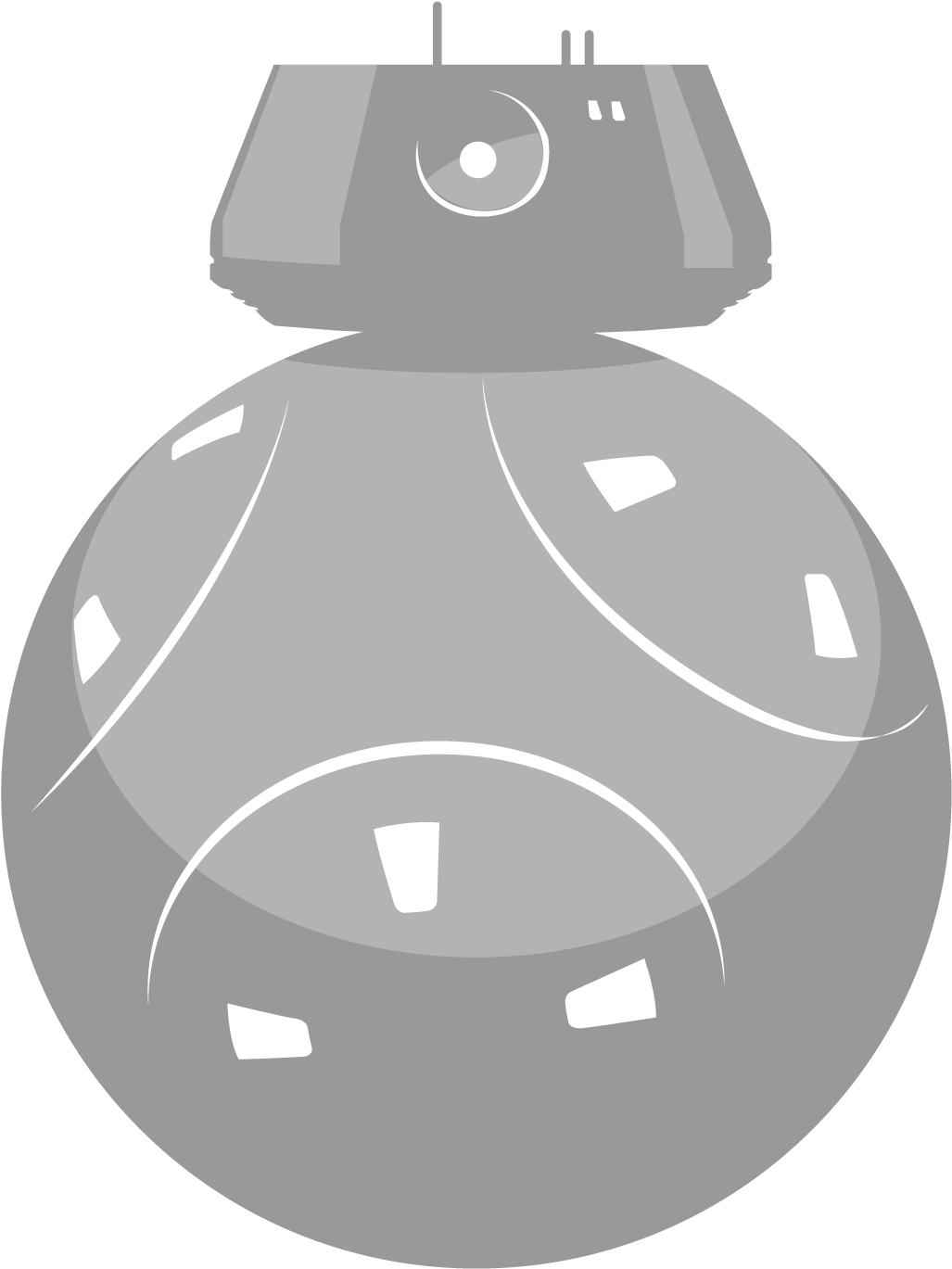 Bb-9e - Lens Cap (1668x2084), Png Download