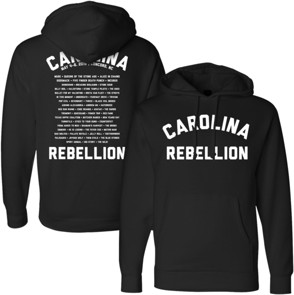 Carolina Rebellion Style Hoodie - Danny Wimmer Presents (600x600), Png Download