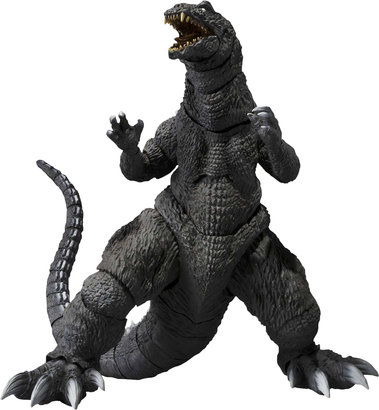 2001 Godzilla S - Bandai Tamashii Nations S.h. Monsterarts 'godzilla (1328x1436), Png Download
