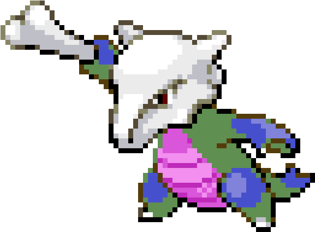 Random Colored Marowak - Alolan Marowak Sprite Png (860x580), Png Download