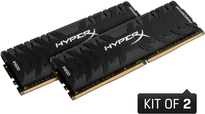 Kingston Hyperx Predator 32gb Ddr4 Pc4-19200c12 2400mhz - Kingston Hyperx Predator 32gb (800x800), Png Download
