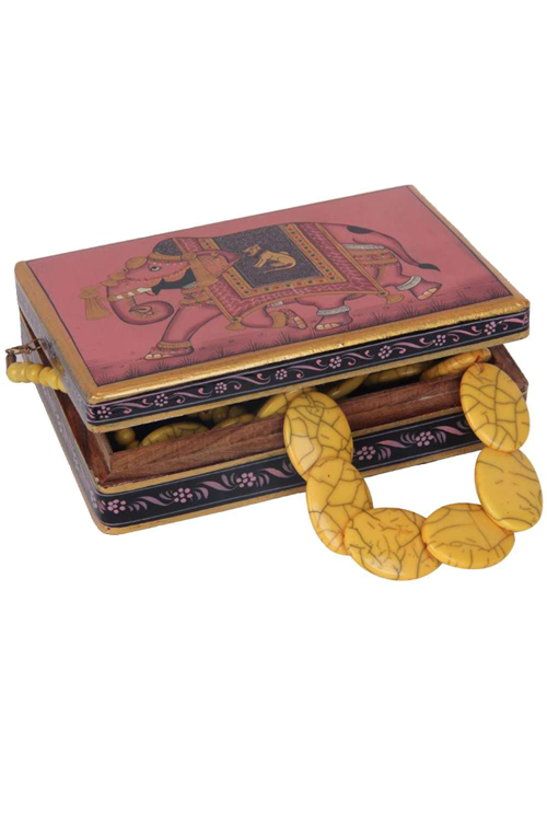 Hand Painted Wooden Jewelry Box - Vanillekipferl (500x750), Png Download