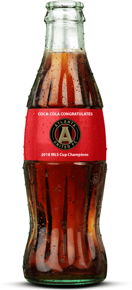 2018 Atlanta United Fc Mls Cup™ Championship Bottle - Coca-cola Life - 8 Fl Oz Bottle (586x586), Png Download