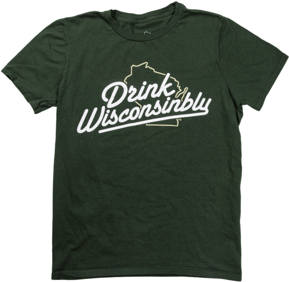Drink Wisconsinbly Milwaukee Hoops T-shirt (599x600), Png Download