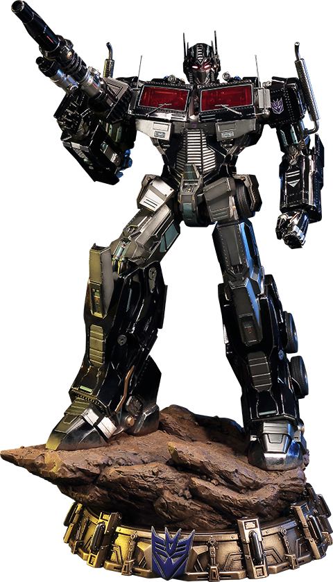 Nemesis Prime Transformers Generation 1 Statue (480x839), Png Download