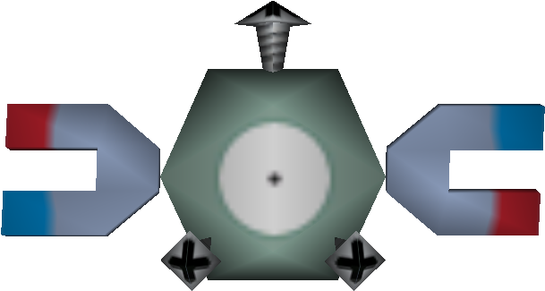Download Zip Archive - Magnemite (750x650), Png Download