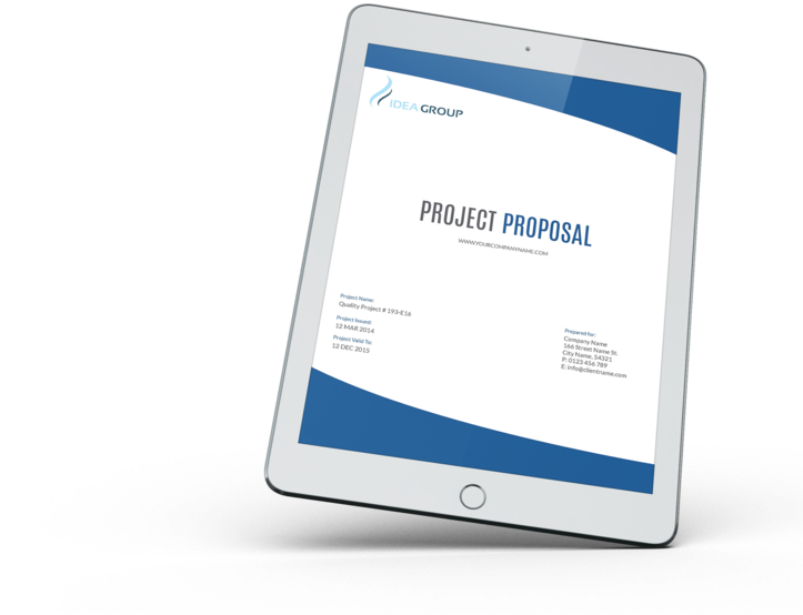 Company Proposal E Book Template Portfolio Plan Pdf - Smartphone (800x600), Png Download