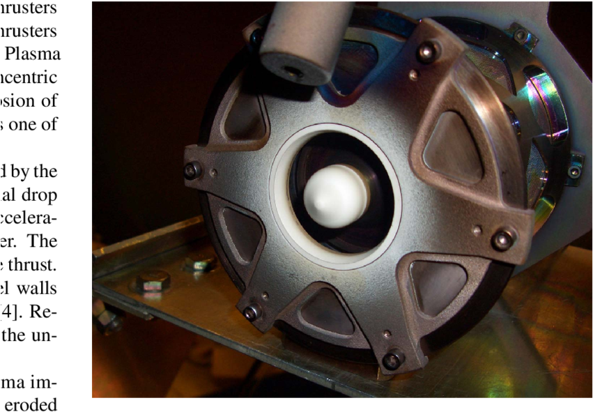 Bht 200 Hall Thruster Ceramic Annular Walls Made Of - Boron Nitride (850x607), Png Download