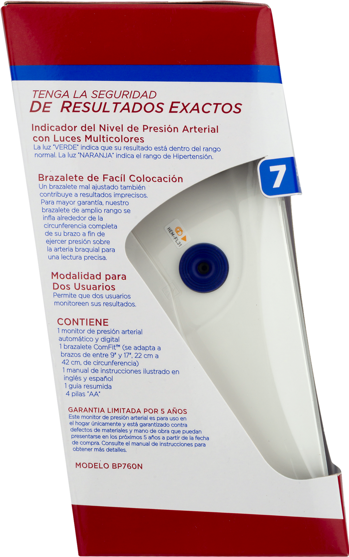 Omron 7 Series Upper Arm Blood Pressure Monitor With (1800x1800), Png Download