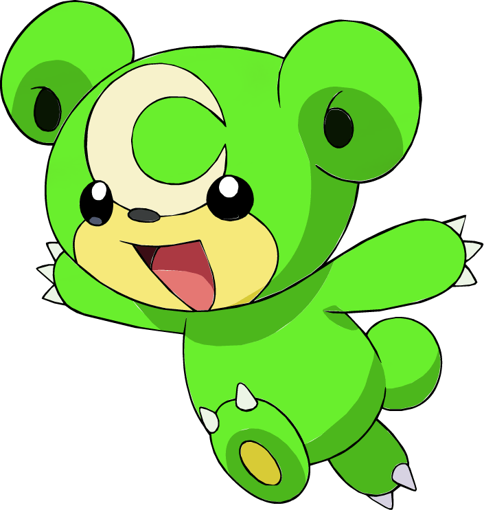 216 Teddiursa Os Shiny - Pokemon Teddiursa (705x742), Png Download