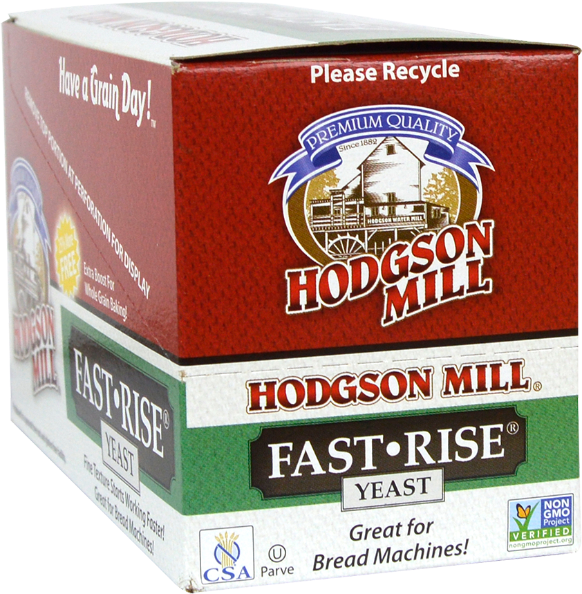 Fast Rise Yeast - Hodgson Mill Wheat Gluten, Vital - 6.5 Oz Box (1000x1000), Png Download