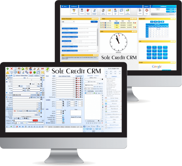 As A Sole Credit Crm User You Will Have Access To The - Computer Monitor (600x550), Png Download