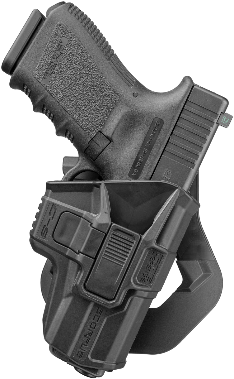 Fab Defense Scorpus Level 2 Holster & Double Magazine - Handgun Holster (836x1280), Png Download