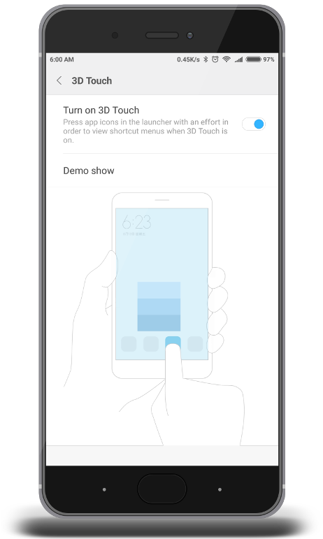 Mở Khóa Cảm Ứng Lực 3d Touch - Western Union (462x800), Png Download