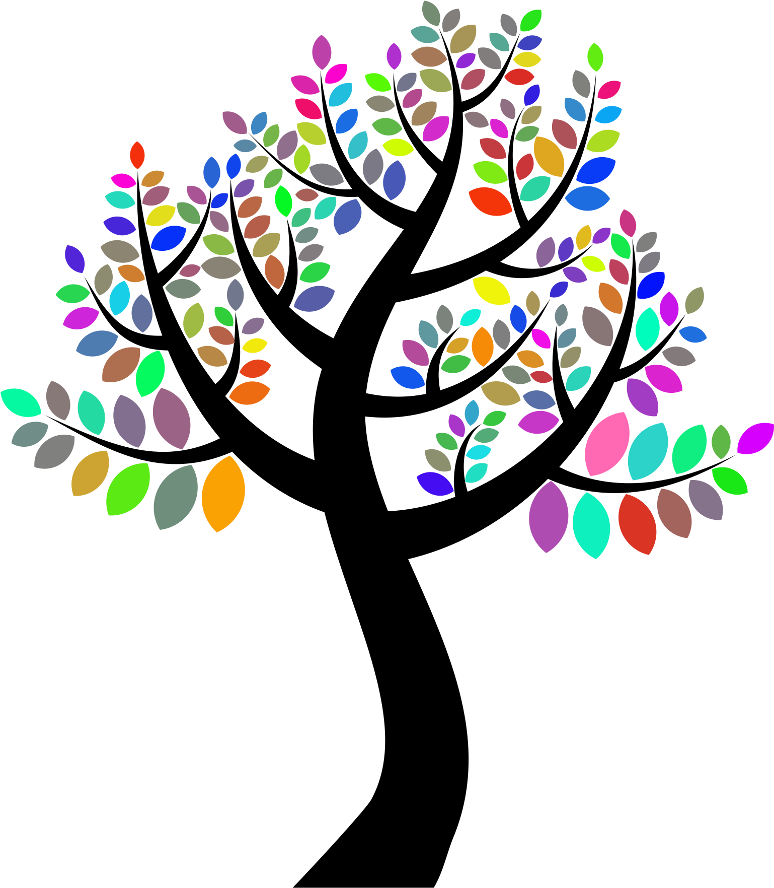 This Free Icons Png Design Of A Simple Tree (1697x2400), Png Download