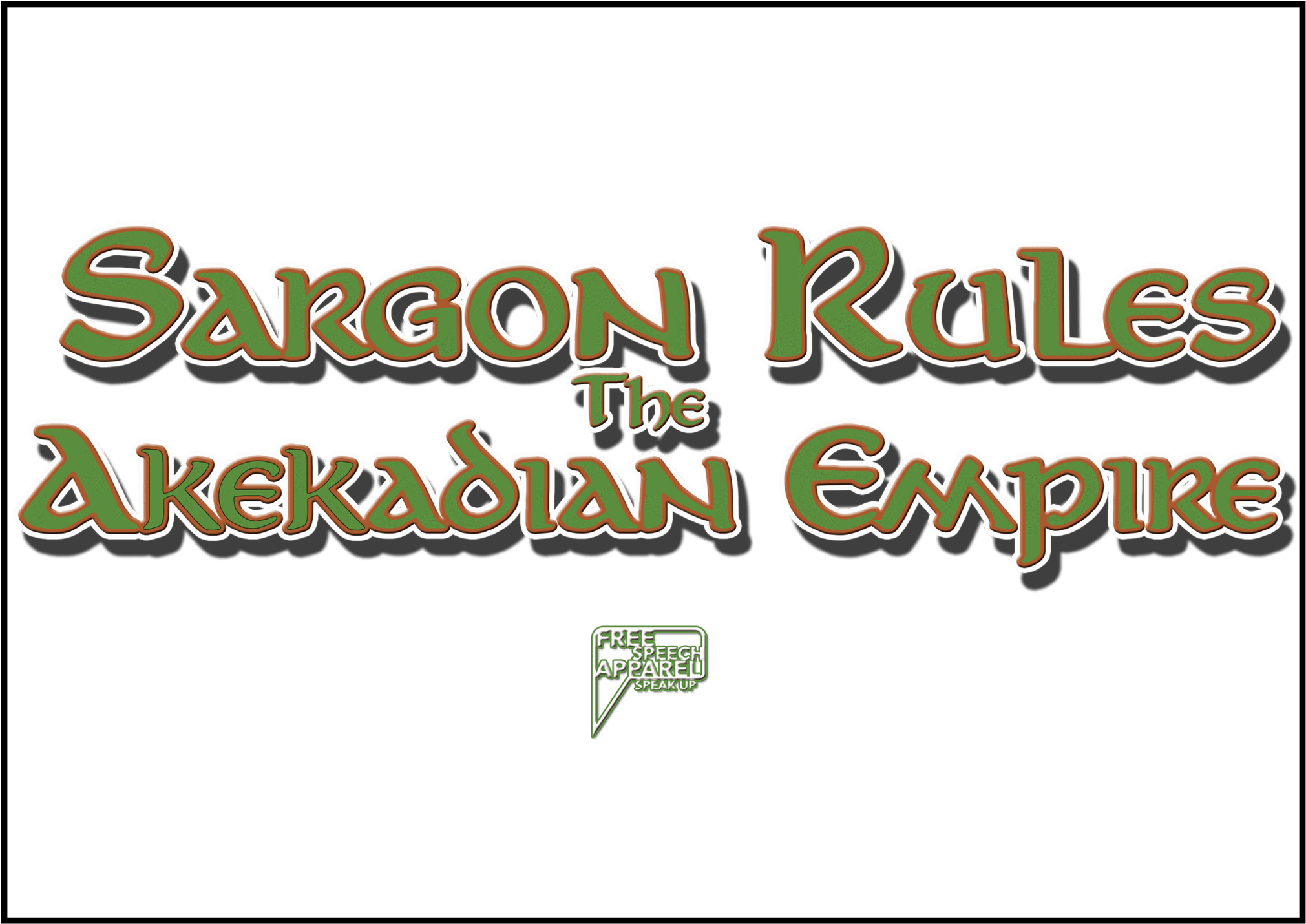 Customcat Men's Premium Tee-shirts Sargon Rules The (2048x1463), Png Download