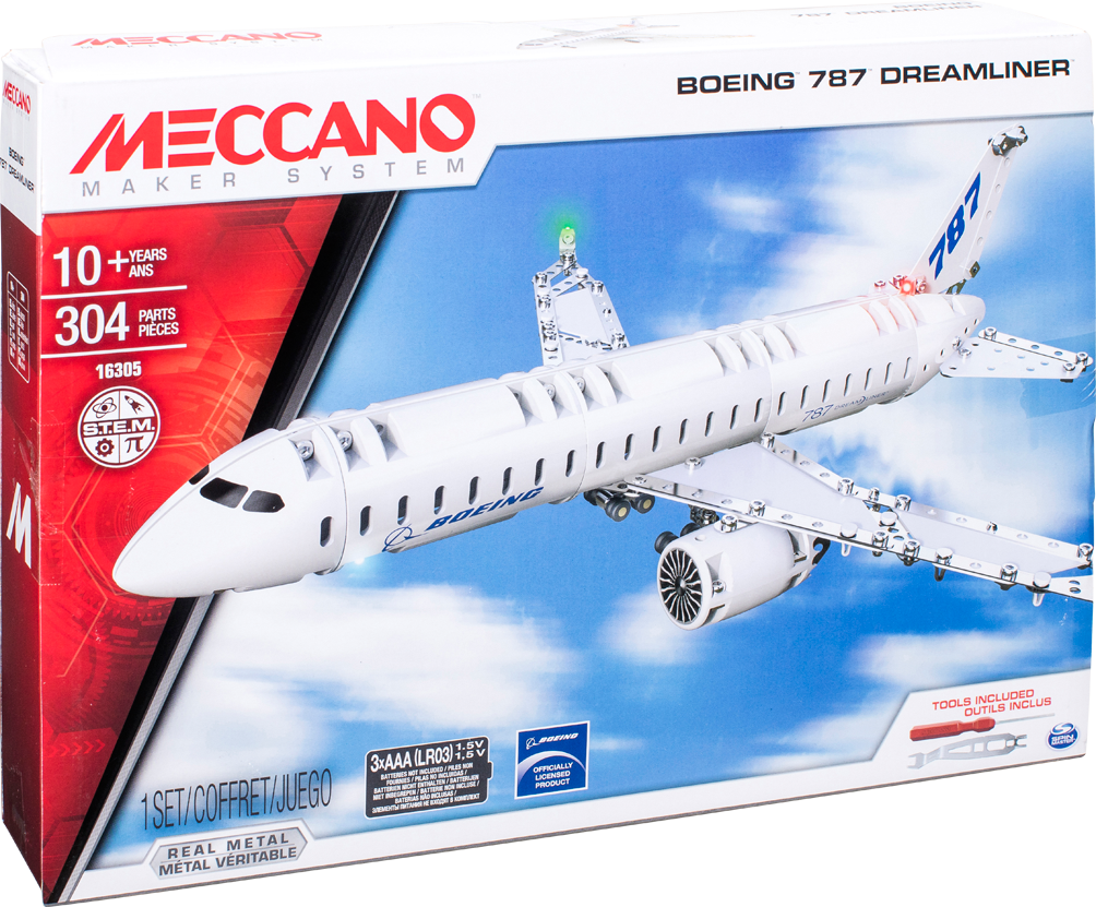 Meccano 787 Dreamliner, , Large (1004x831), Png Download