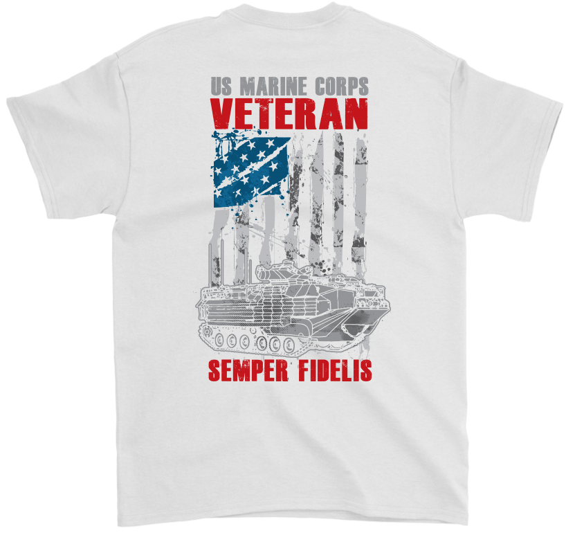 Usmc Veteran Semper Fi Mens Cotton Tee, Aav7 (1024x1024), Png Download