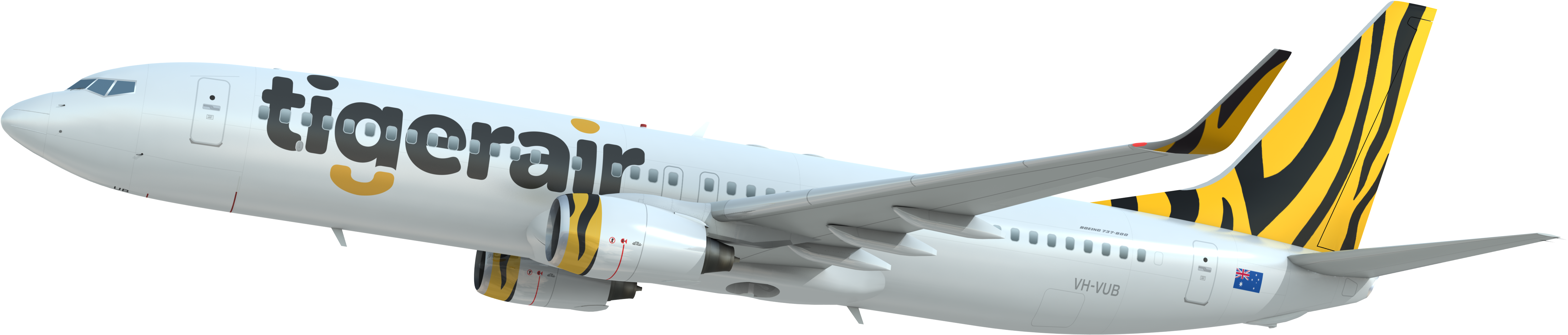 Tigerair Australia Has Built An Efficient Fleet That (6000x1242), Png Download