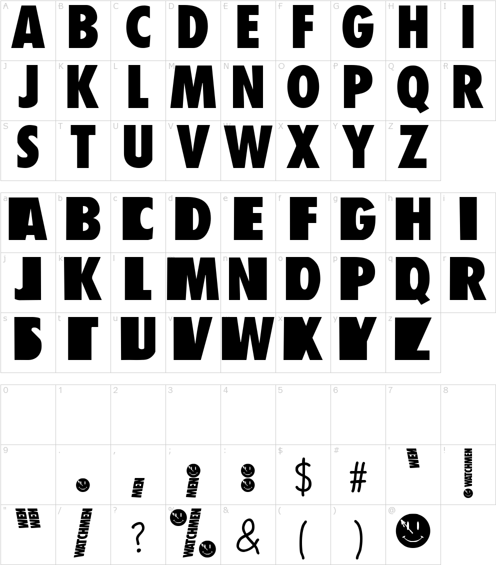 Watchmen Font (1000x1150), Png Download