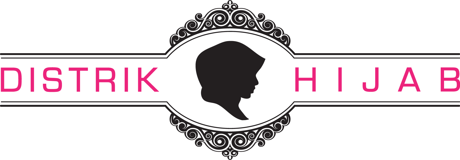 Distrik Hijab Logo Ok - Hülskens (1931x674), Png Download
