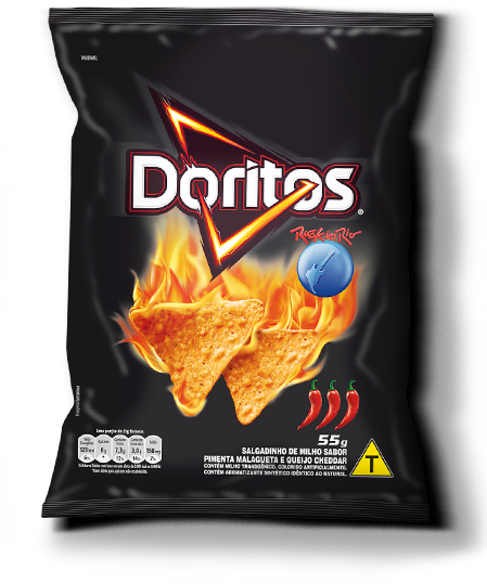 Conhe A Rock In Rio Artes Da - Doritos Chips (448x559), Png Download