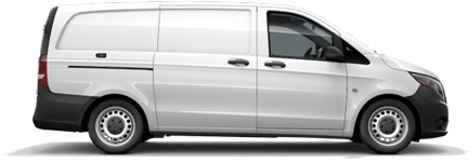 Cargo Van - Stickers Mercedes Vito (800x338), Png Download