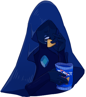 Blue Dorito By Danighost-dadt4i4 - Steven Universe Cool Ranch (358x407), Png Download