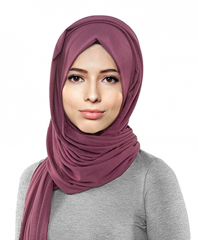 Hijab Head Scarf - Hijab Scarf (400x486), Png Download