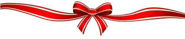 Red Bow Ribbon Transparent Background Png - May This Yuletide Season (600x400), Png Download