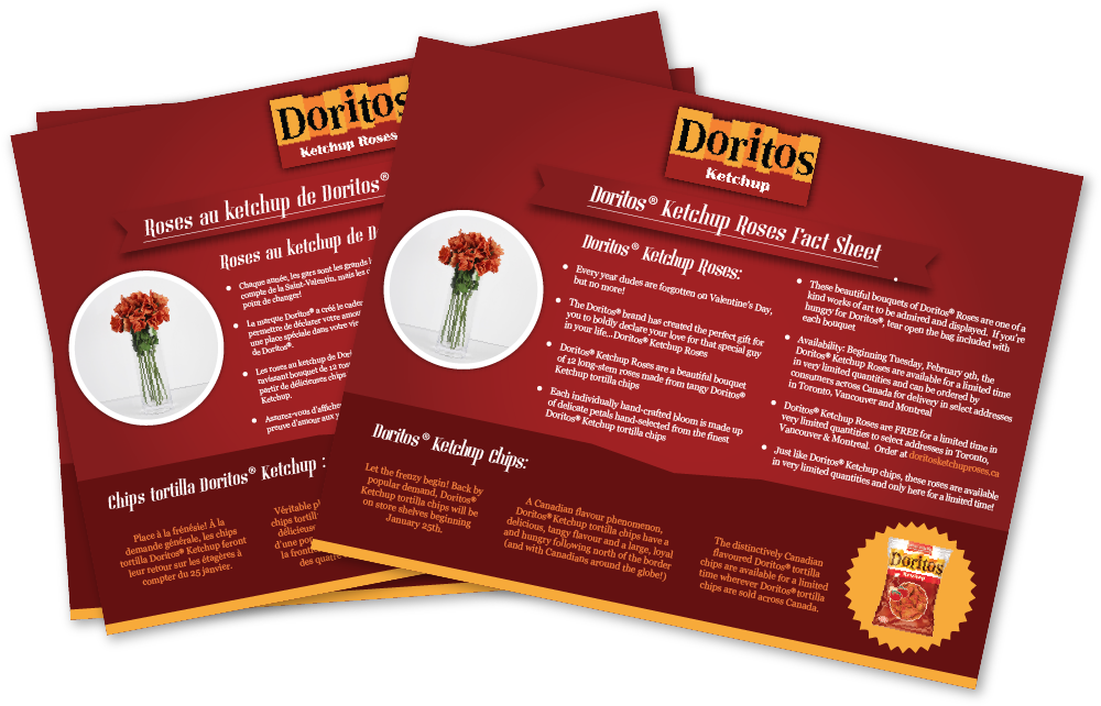 Doritos Ketchup Roses - Flyer (1224x699), Png Download