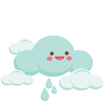Happy Cloud Svg Scrapbook Cut File Cute Clipart Files - Cartoon (432x432), Png Download
