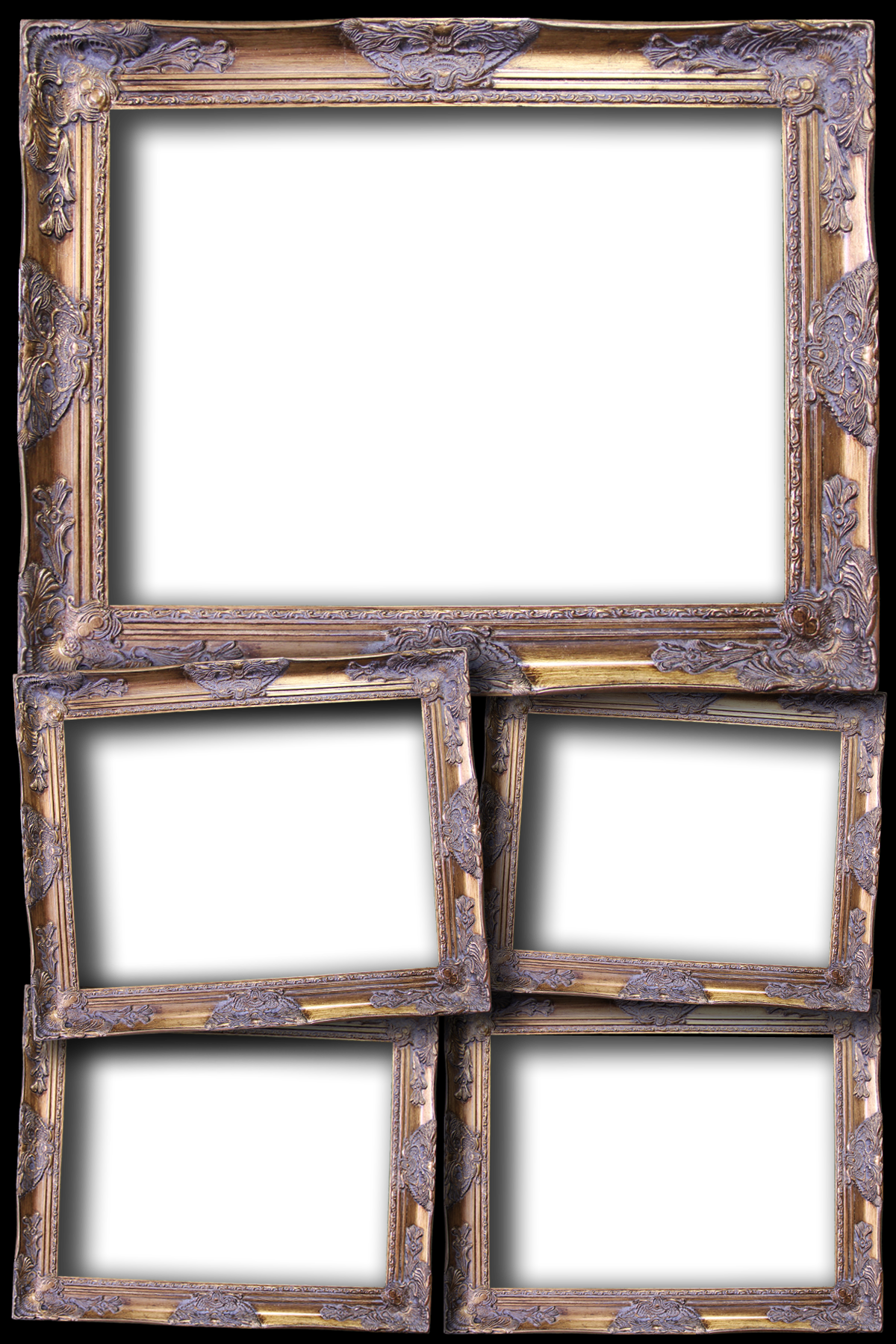 Multiple Picture Frame Png (1200x1800), Png Download