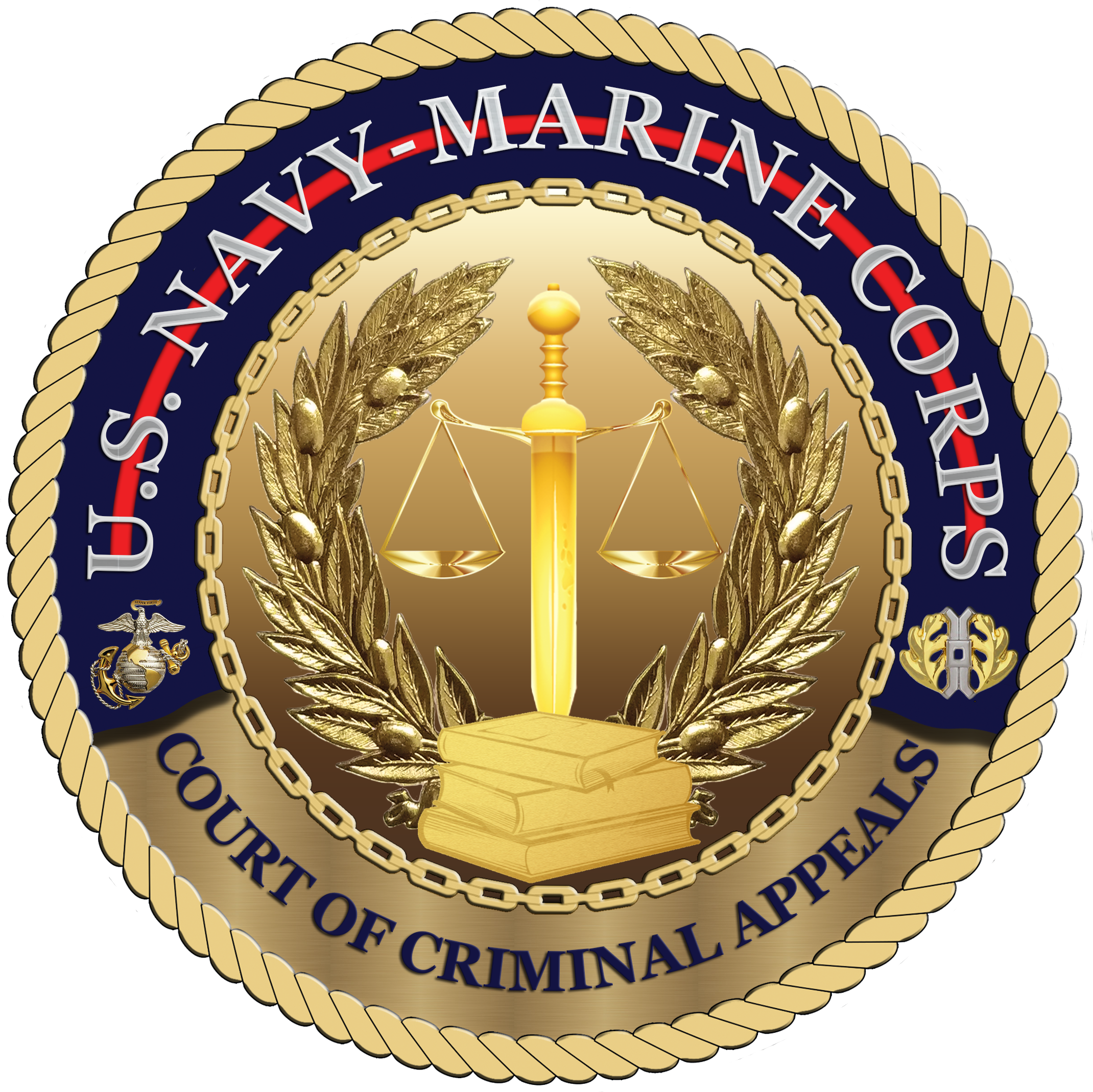 Navy-marine Corps Court Of Criminal Appeals Seal - Municipal Corporation Faisalabad Logo (2150x2150), Png Download