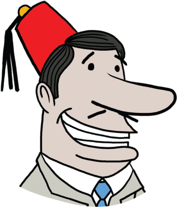 Phil And Tom Went To Art School Together A Long Time - Cartoon (480x480), Png Download