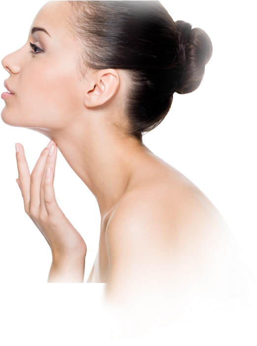 Image Of Model - Rainbow Face V-line Chin Up Lift Neck Line Slimmer (668x866), Png Download