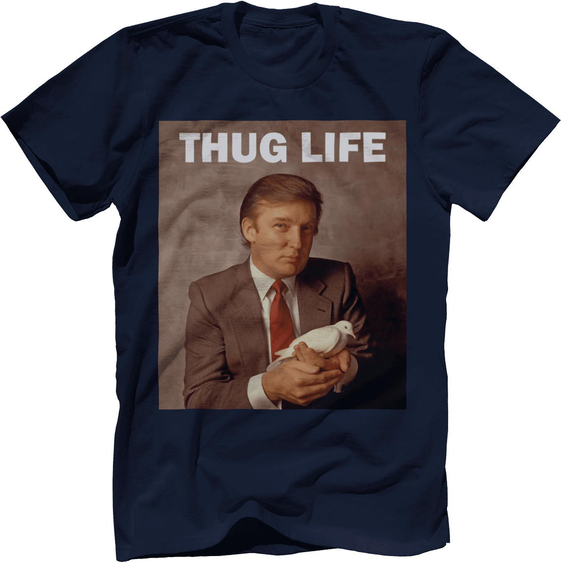 Trump Thug Life - America As Fuck T Shirt (600x600), Png Download