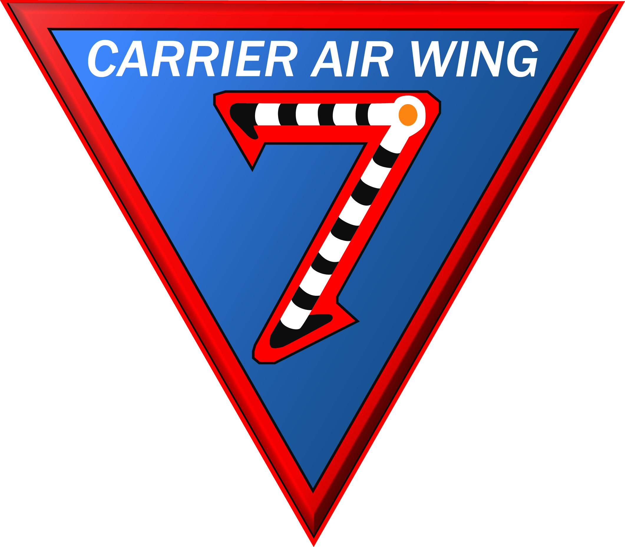 Carrier Air Wing 7 Patch 2015 - Carrier Air Wing 7 (2122x1855), Png Download