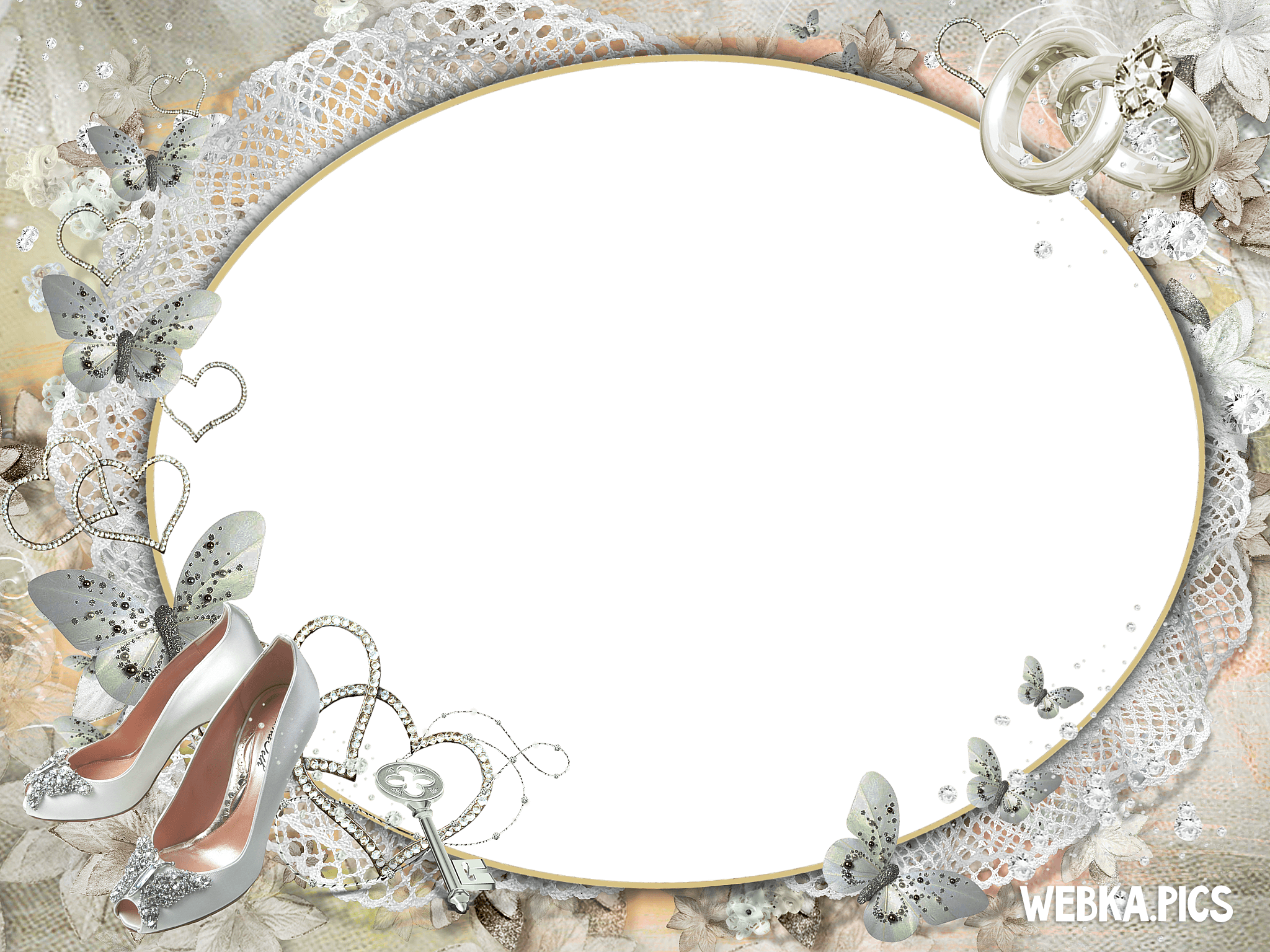 Webka Photo Frames - Anniversary Photo Frame Png (2048x1536), Png Download