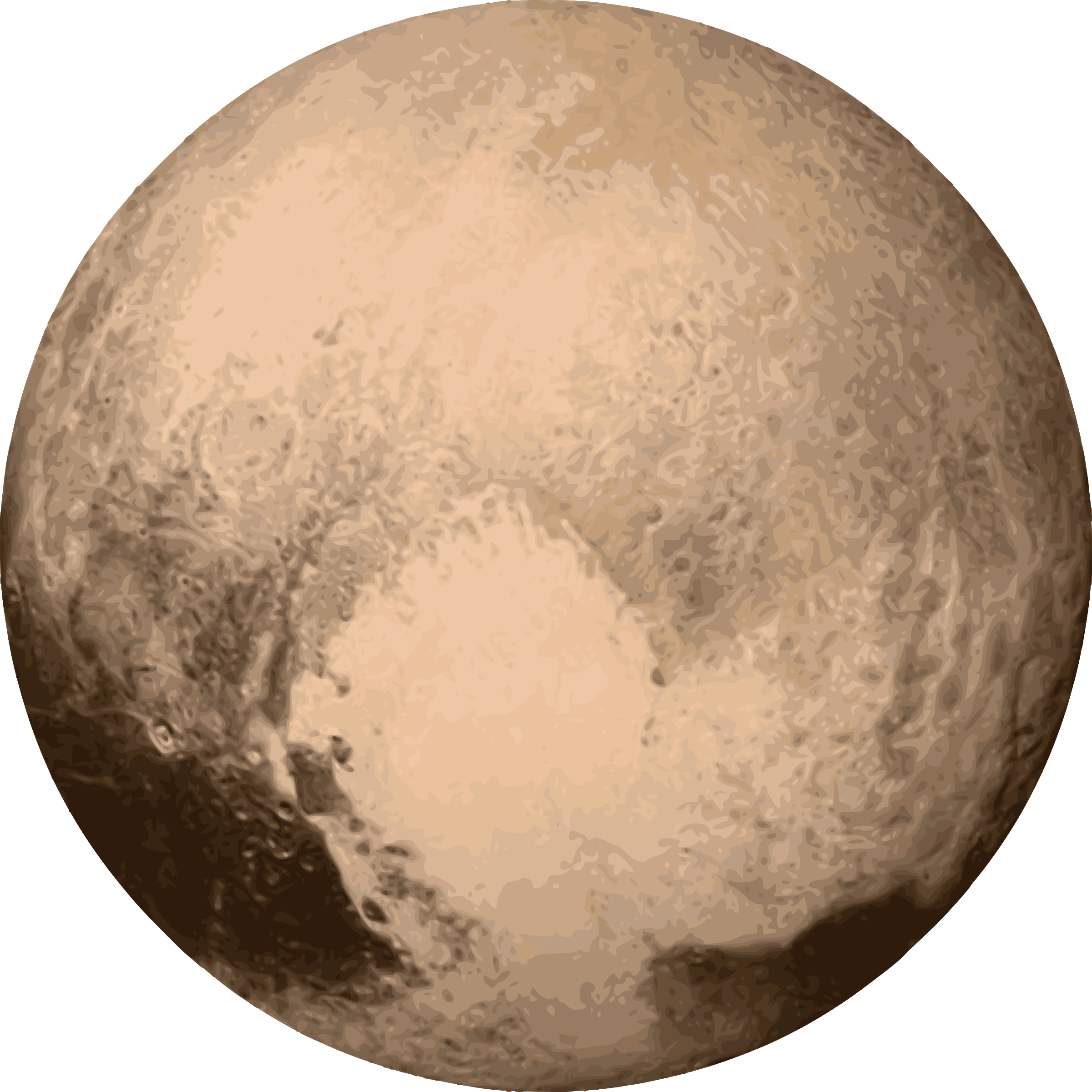 Pluto-e1460587242228 - Pluto's Heart (650x650), Png Download