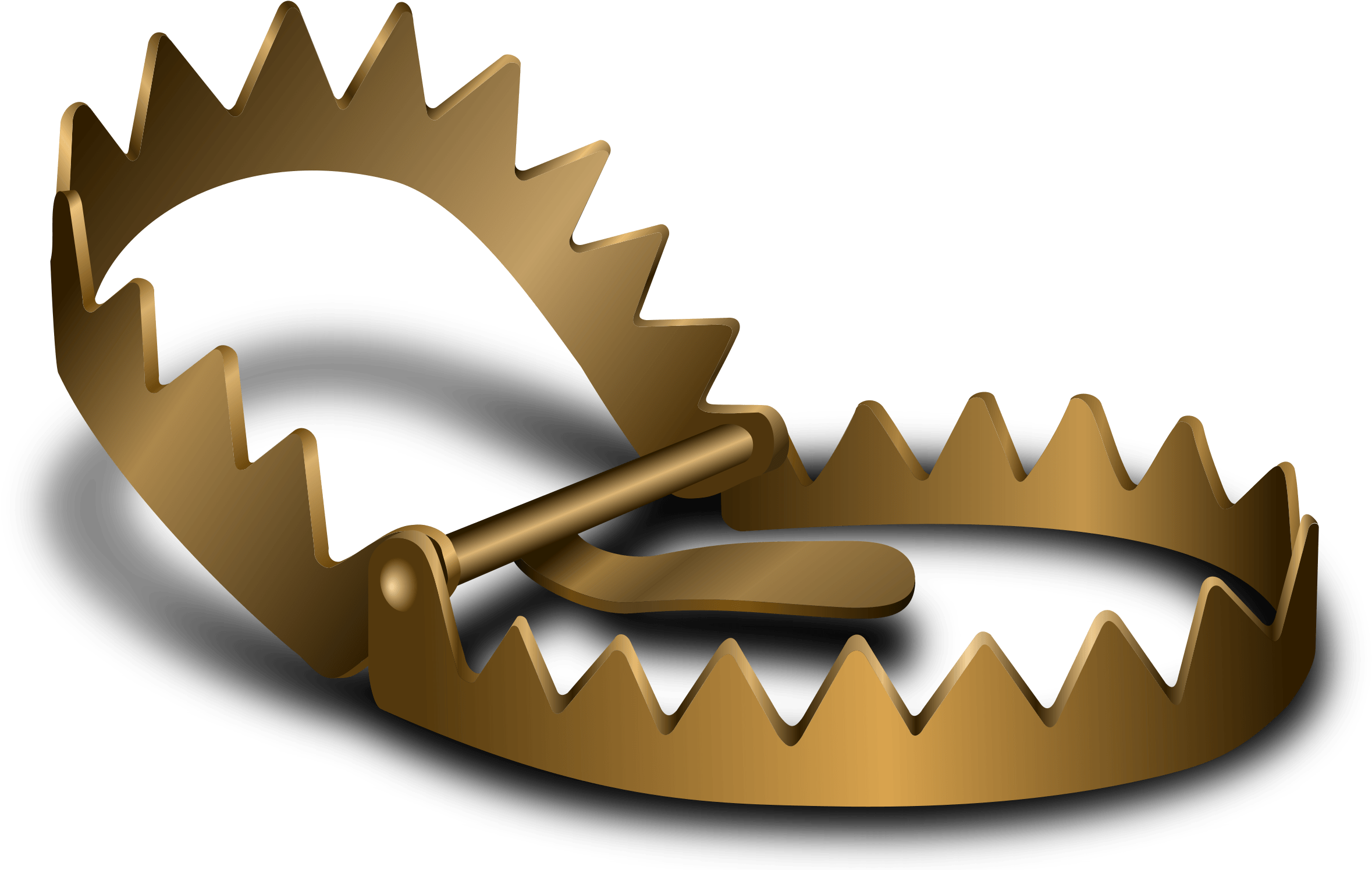 This Article Is Not Trying To Scare You, But Did You - Bear Trap Clip Art (1280x818), Png Download