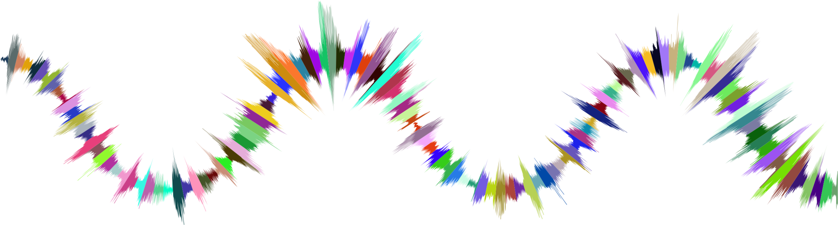 Sound Acoustic Wave Computer Icons - Wave (2794x750), Png Download