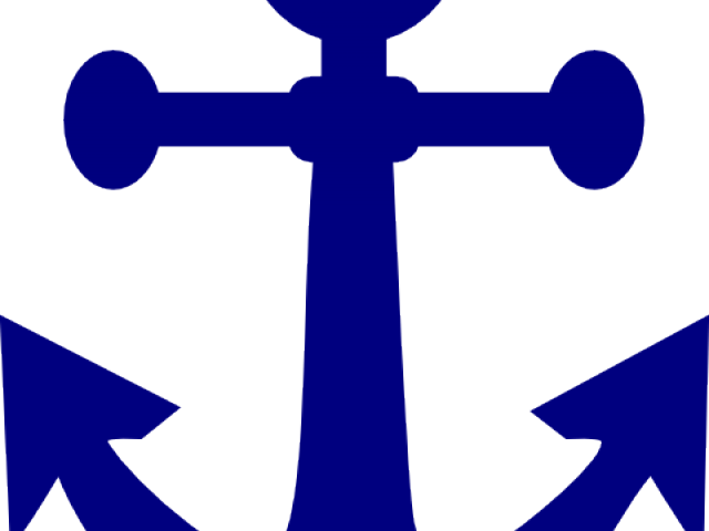 Dark Blue Clipart Us Navy - Red Anchor Clip Art (640x480), Png Download