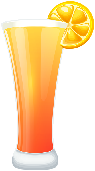 Orange Juice Png Clip Art - Orange Juice Clipart Png (333x600), Png Download