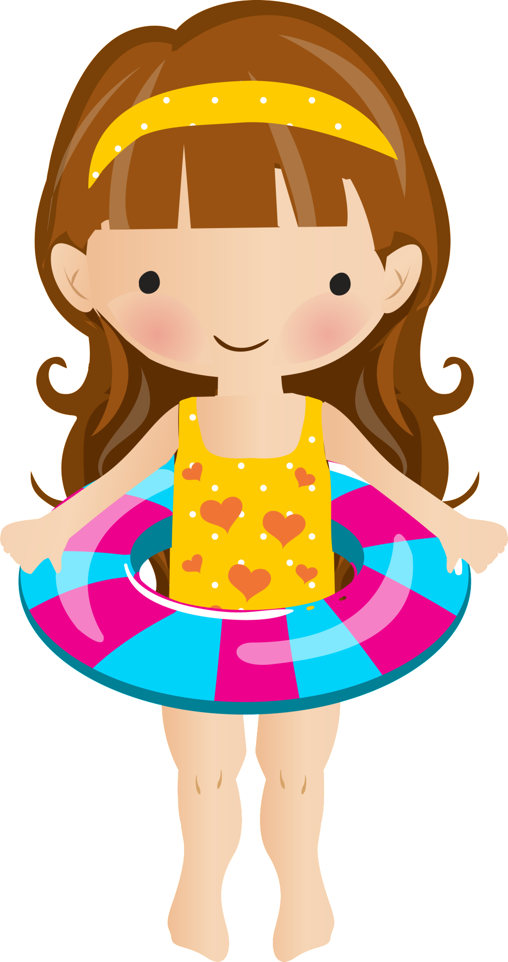 This Backgrounds Is Cartoon Girl Hand Drawn Transparent - Drawing (1024x1940), Png Download